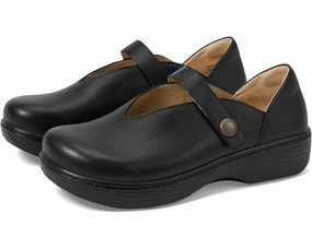 Dynamic Rebound Technology Alegria Opheliah Womens Black Leather Comfort Mary Jane Shoes VER454