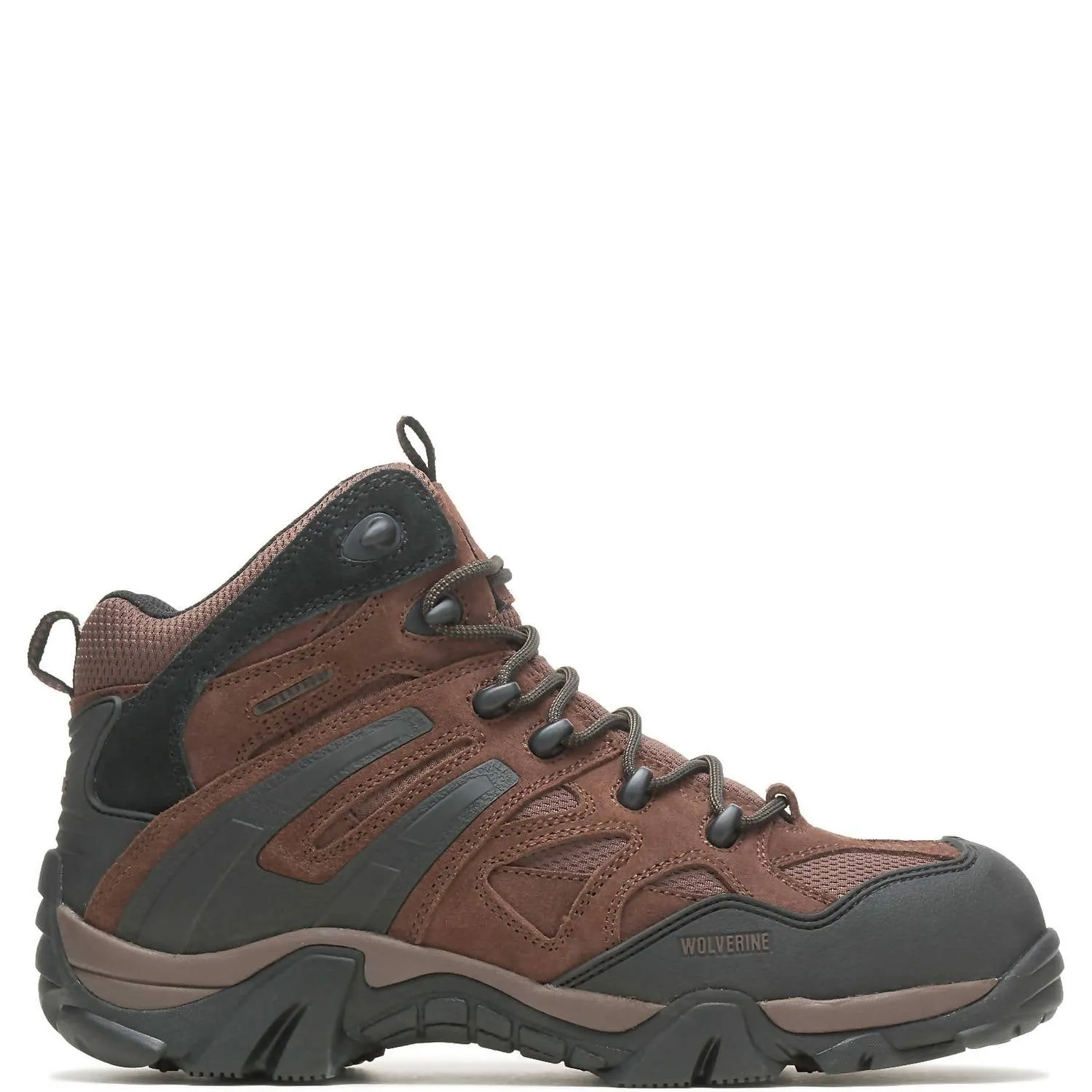 Men's Wilderness Composite Toe Boot - Medium Width In Brown Rugged Built Mountain Climber