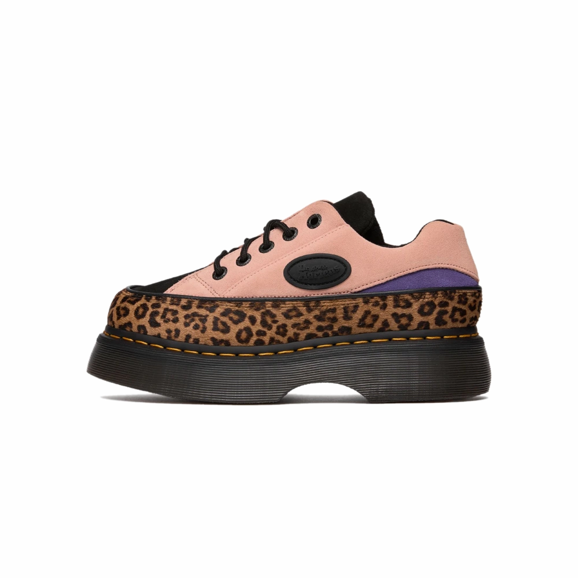 Sunset Jog Stylish Motion Dr Martens Womens Buzz Spot Hair-On Boots