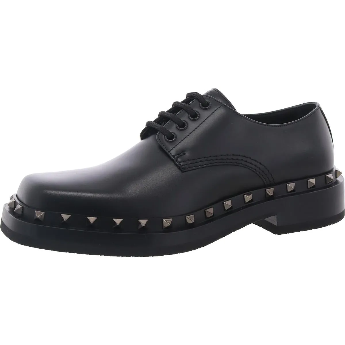 Mens Studded Leather Oxfords Summer cool Hybrid Office