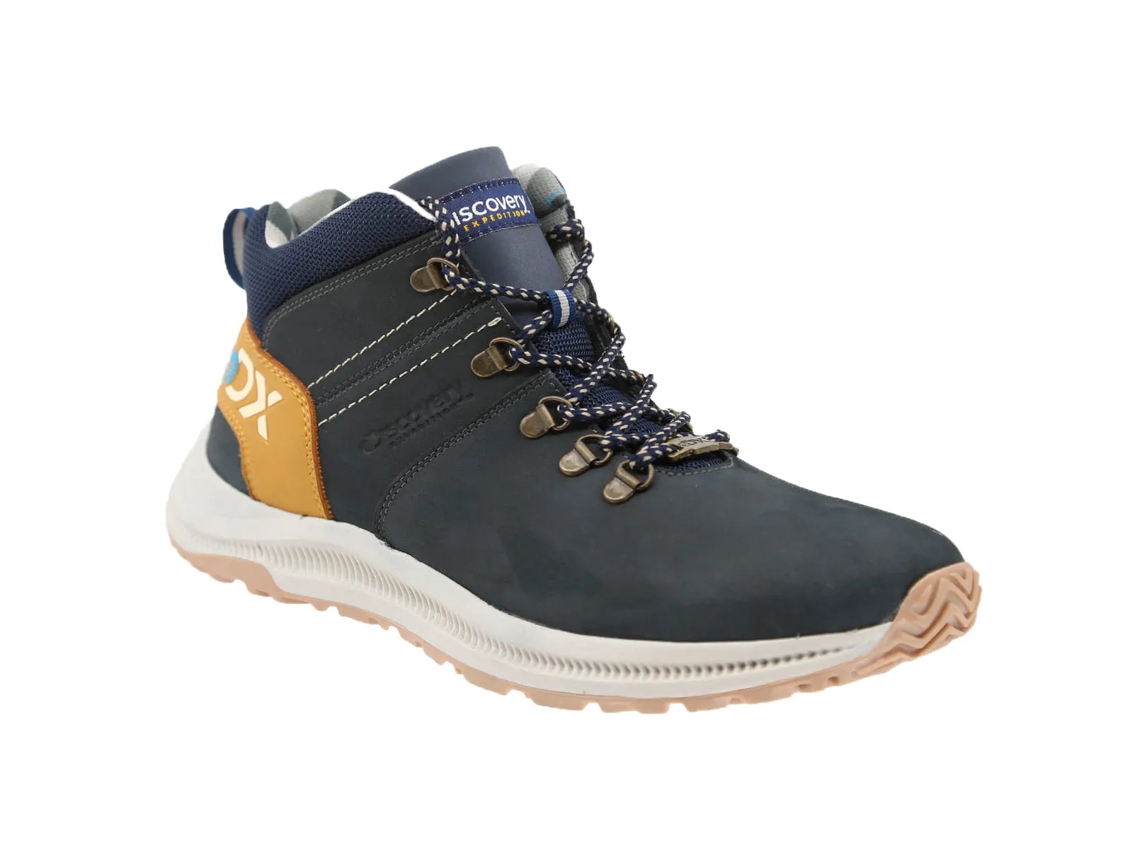 Discovery Expedition Men's Outdoor Boot Montsant Navy All Weather River Crossing
