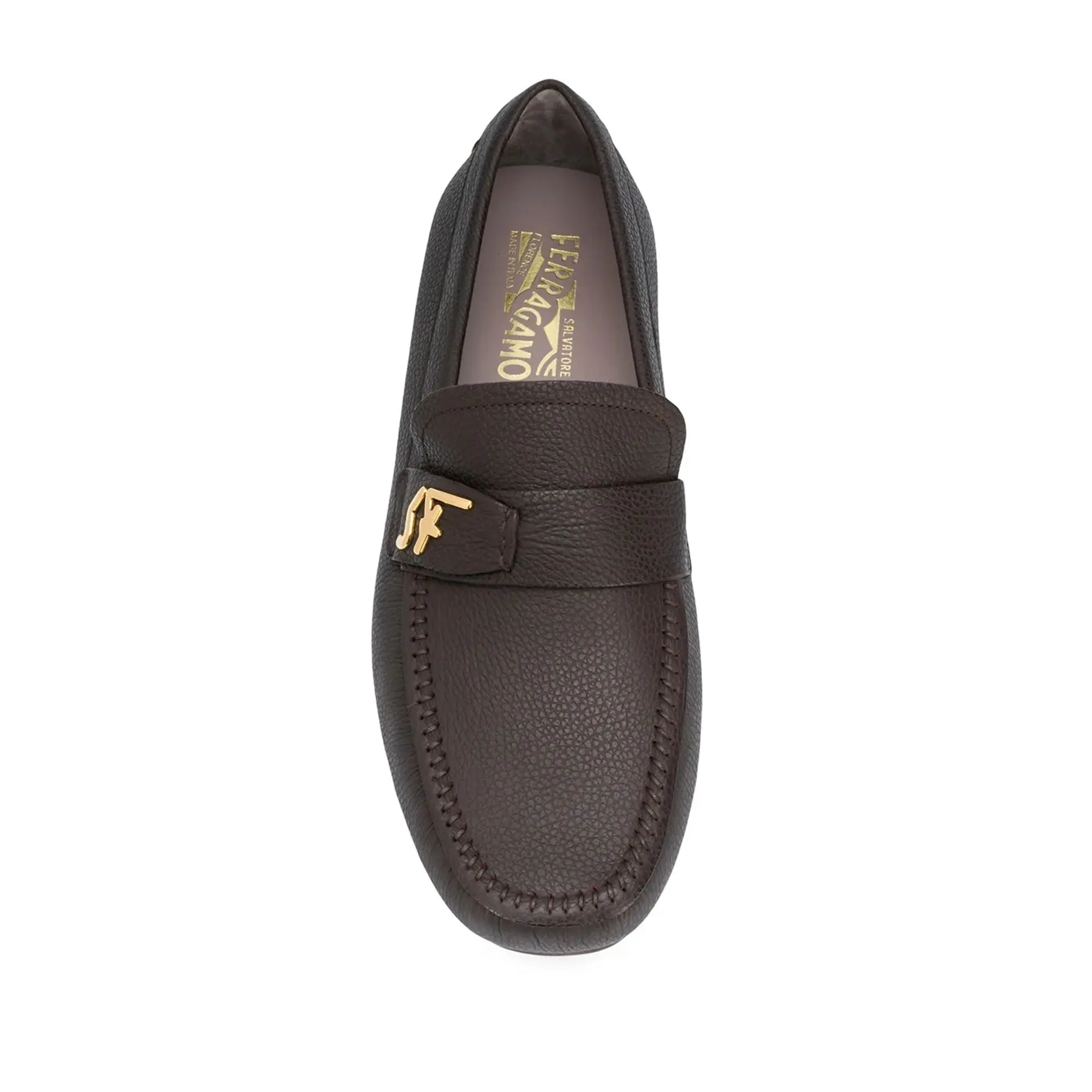 Ferragamo Ornament Driver Textured Outsole winter use