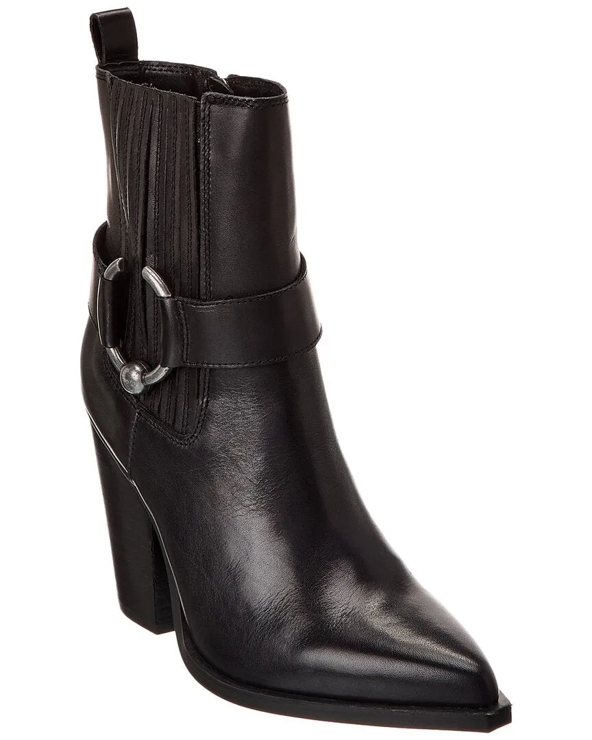 Steve Madden Lakelynn Leather Boot synthetic material
