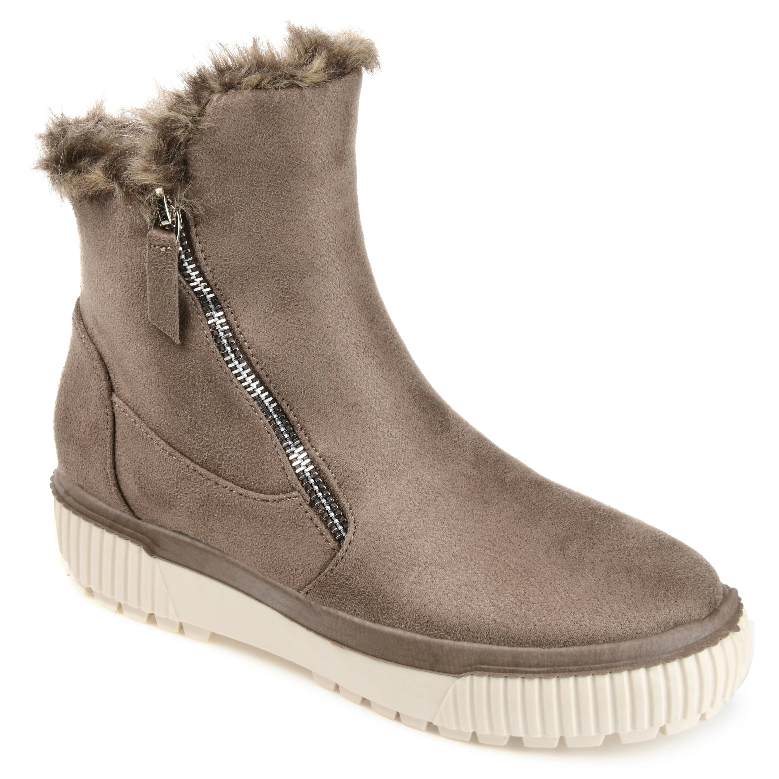 Journee Women's Tru Comfort Foam Jezzy Wedge Bootie Tread Control Breathable Mesh Panels