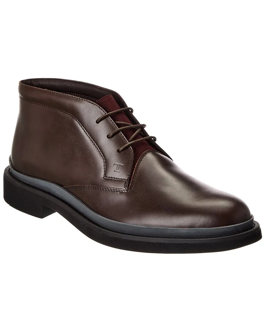 TOD??s Leather Boot Extreme Grip