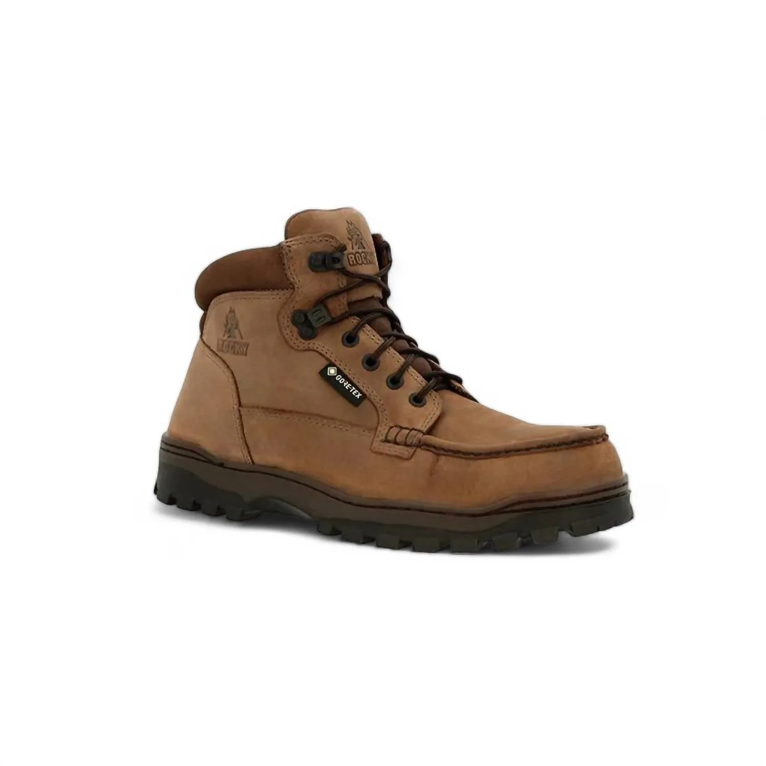 packable Men's Outback Gore-Tex Waterproof Steel Toe Work Boot - Medium Width In Brown