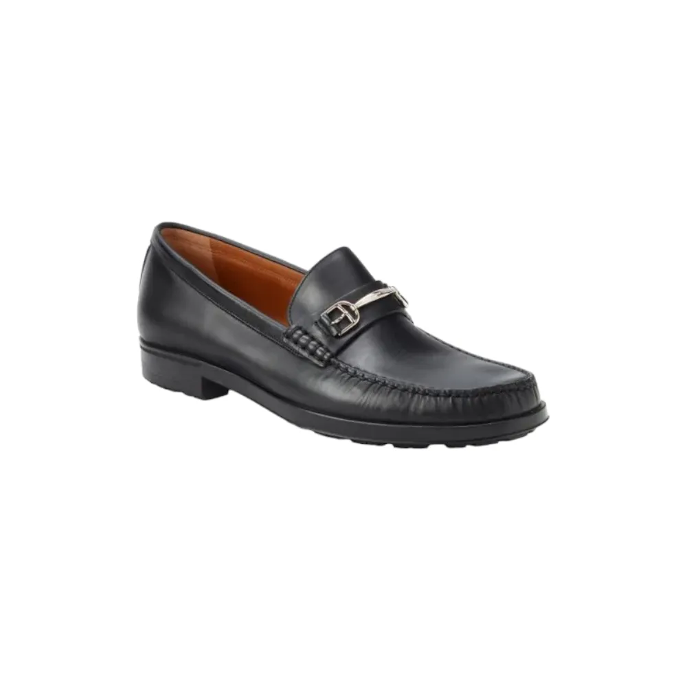 Soft Sole Thermal Regulating Bally Simpler Men's 6230241 Black Leather Loafer
