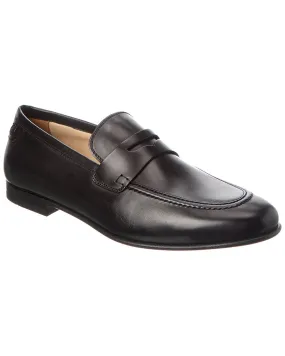 Ferragamo Leather Loafer Step On Comfort Functional Slip On