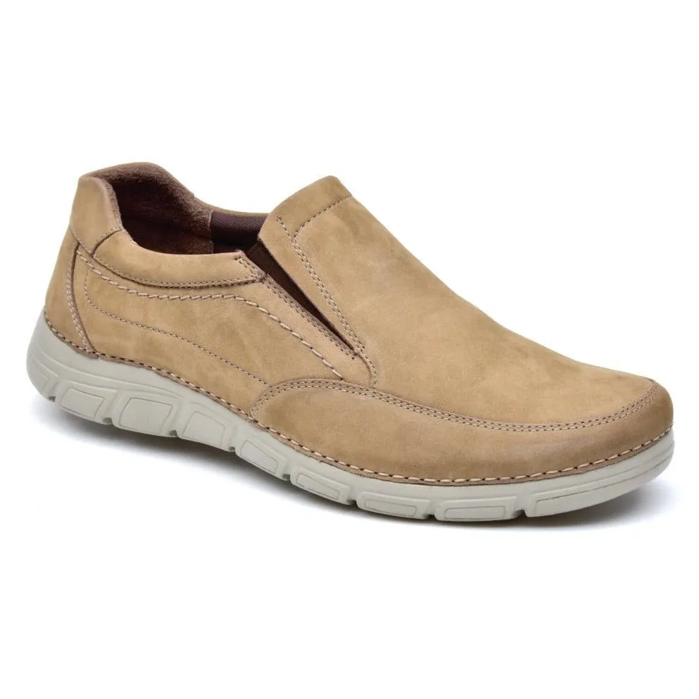 Simple shoes Men's Nubuck leather Mocassin - Rock