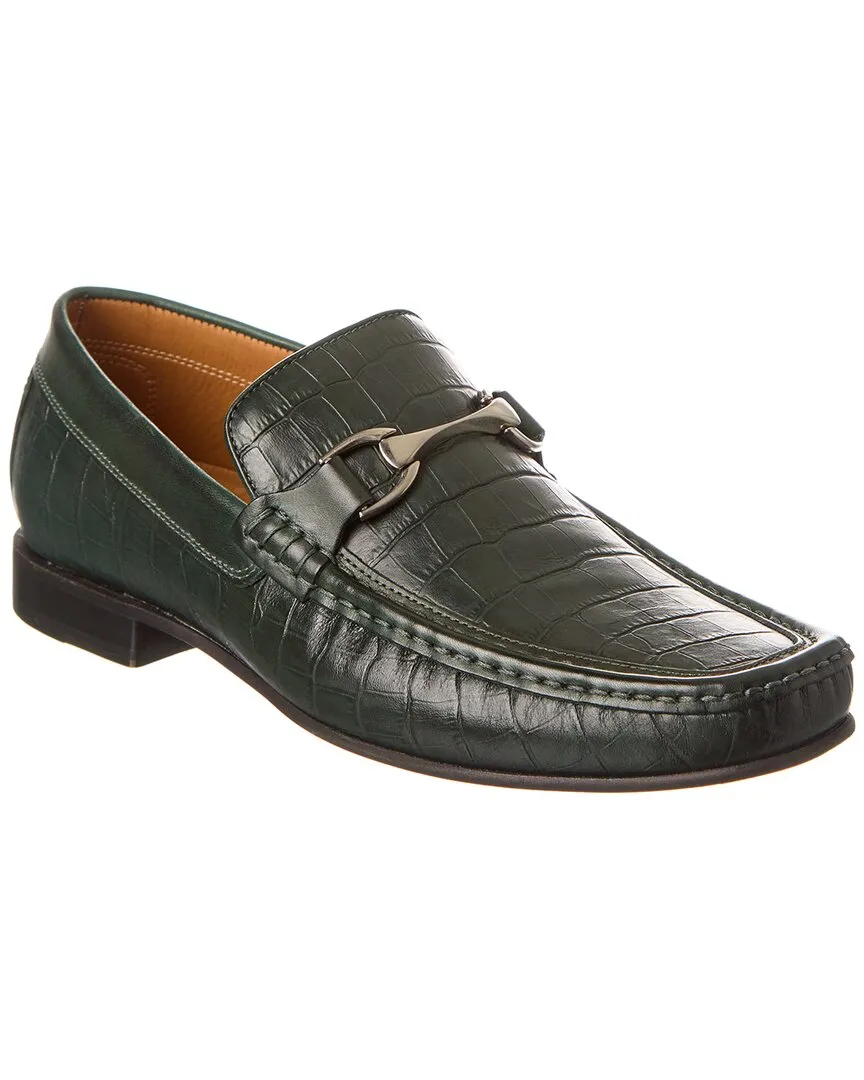 Quick Slip Comfort Light As Air Donald Pliner Dannie Croc-Embossed Leather Loafer