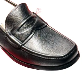 Ferragamo Lanzarote Men's Loafers Black Quick Slip On Walk Slip On Feature