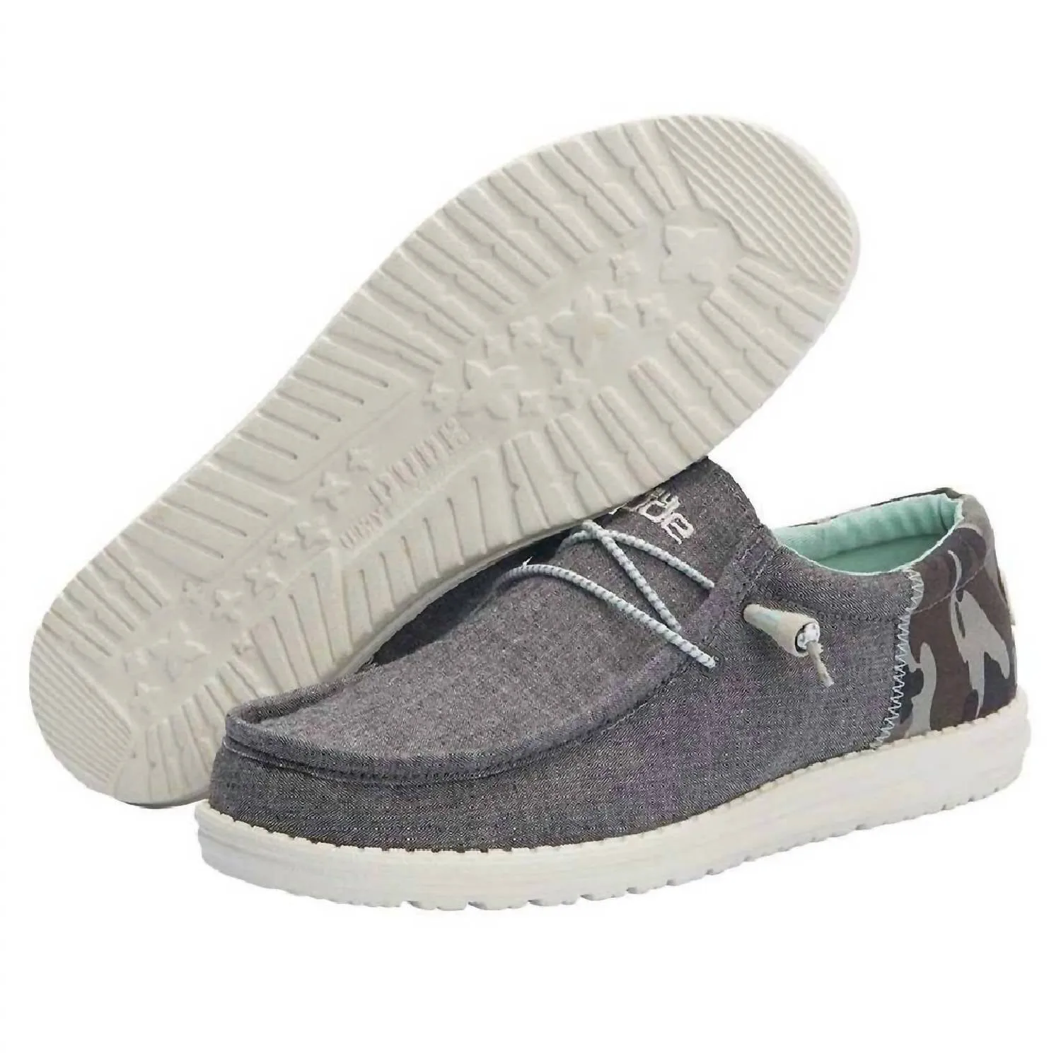 Men's Wally Funk Shoes In Camo Brown Simple Step Walk