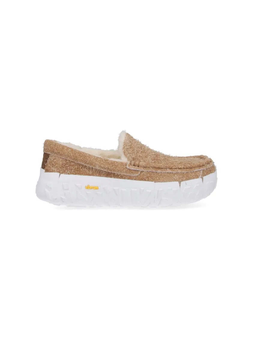 Ascot Vibram Wrap Tech" Moccasins ?C Brown Slip On Relax Water Resistant