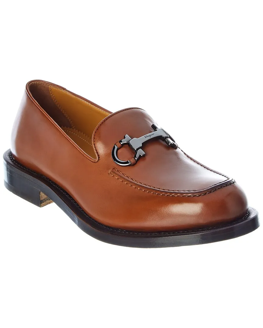 Smooth Ease No Lace Ferragamo Porto Leather Loafer