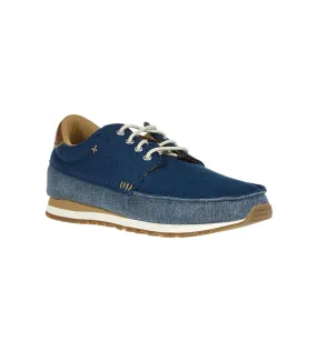 Smooth Lining Men's Beer Runner Shoes In Navy/tan