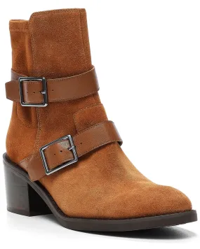 Low Profile Urban Commute Donald Pliner Darby Leather & Suede Bootie