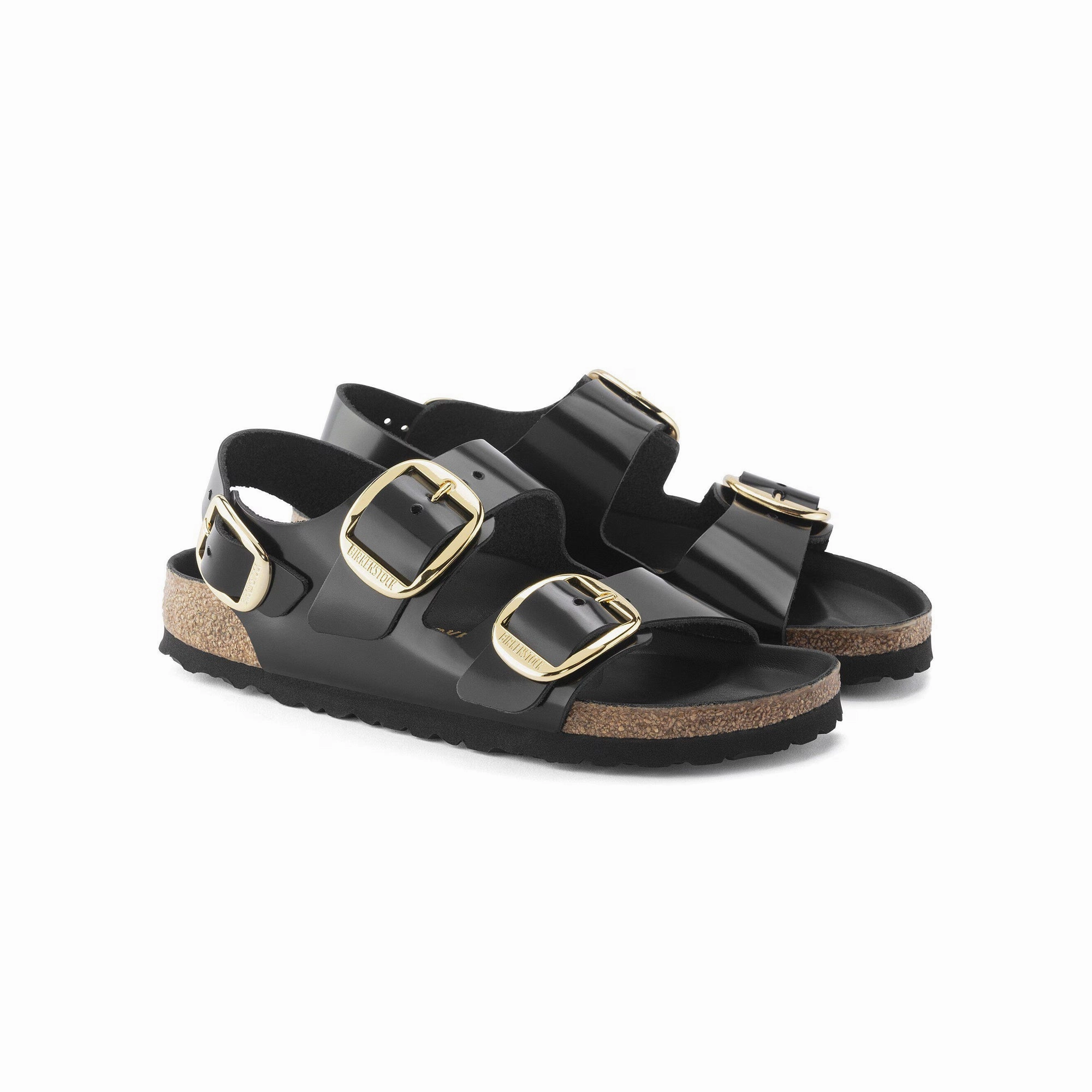 Birkenstock Womens Milano Big Buckle Slippers Feast Walk Urban Steps