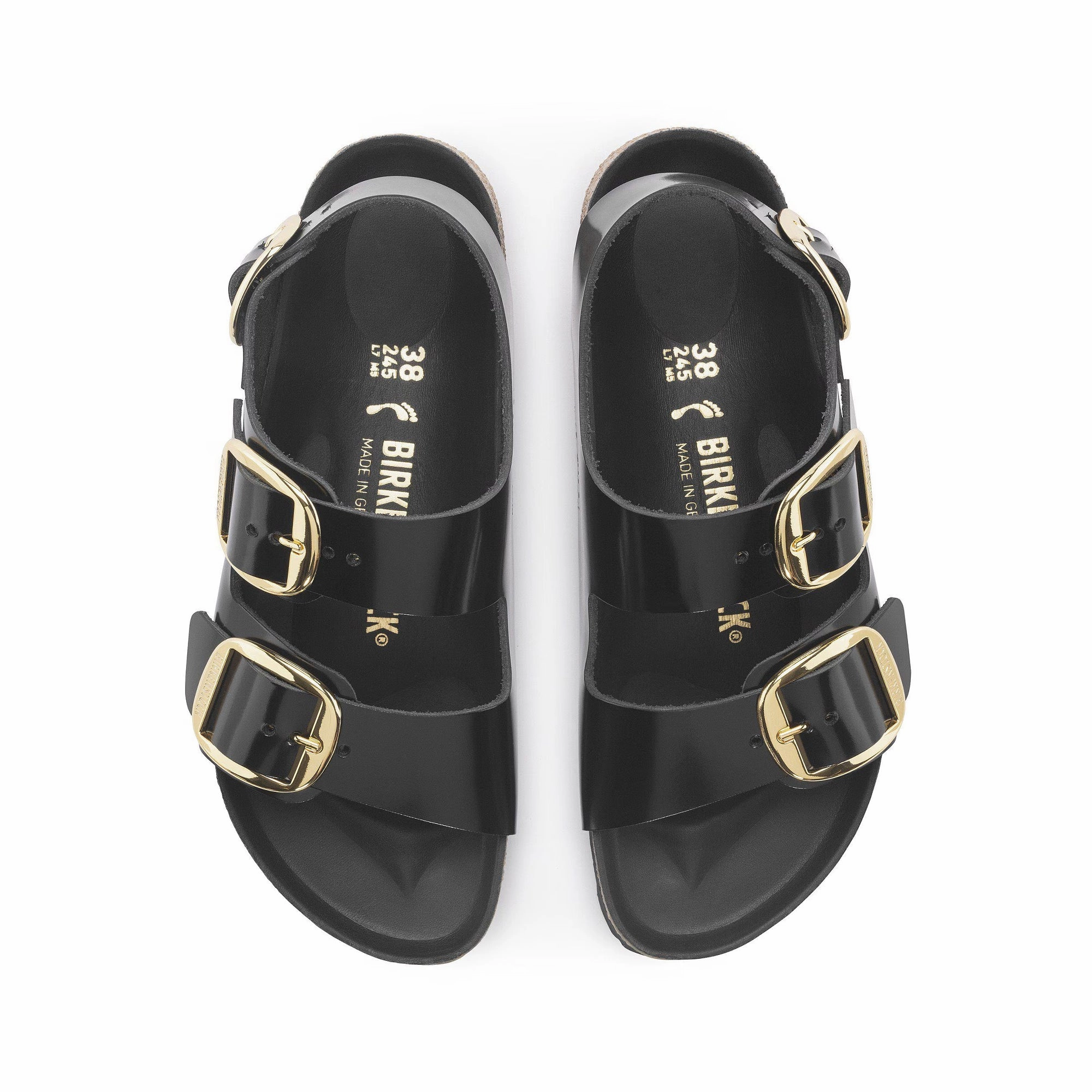 Birkenstock Womens Milano Big Buckle Slippers ModernDesign