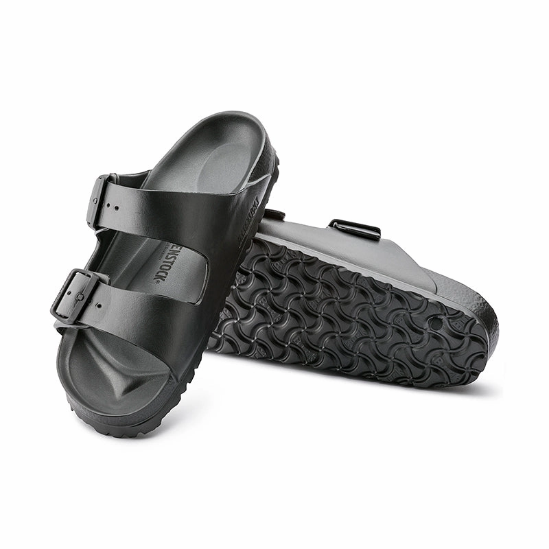 Men's Arizona EVA Metallic Anthracite Fashion Appeal Elastic Sides