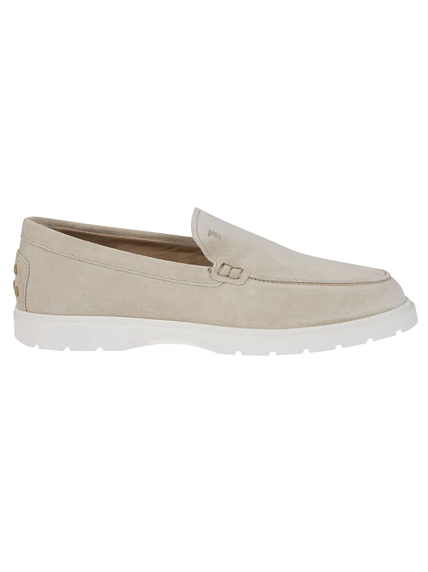 Slip-On Leather Moccasin Shoes With Cushioned Sole Foot Freedom Slip Flexible Comfort
