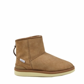 Suede Ankle Boot With Shearling Lining Flat terrain stability glow - in - the - dark run running gear