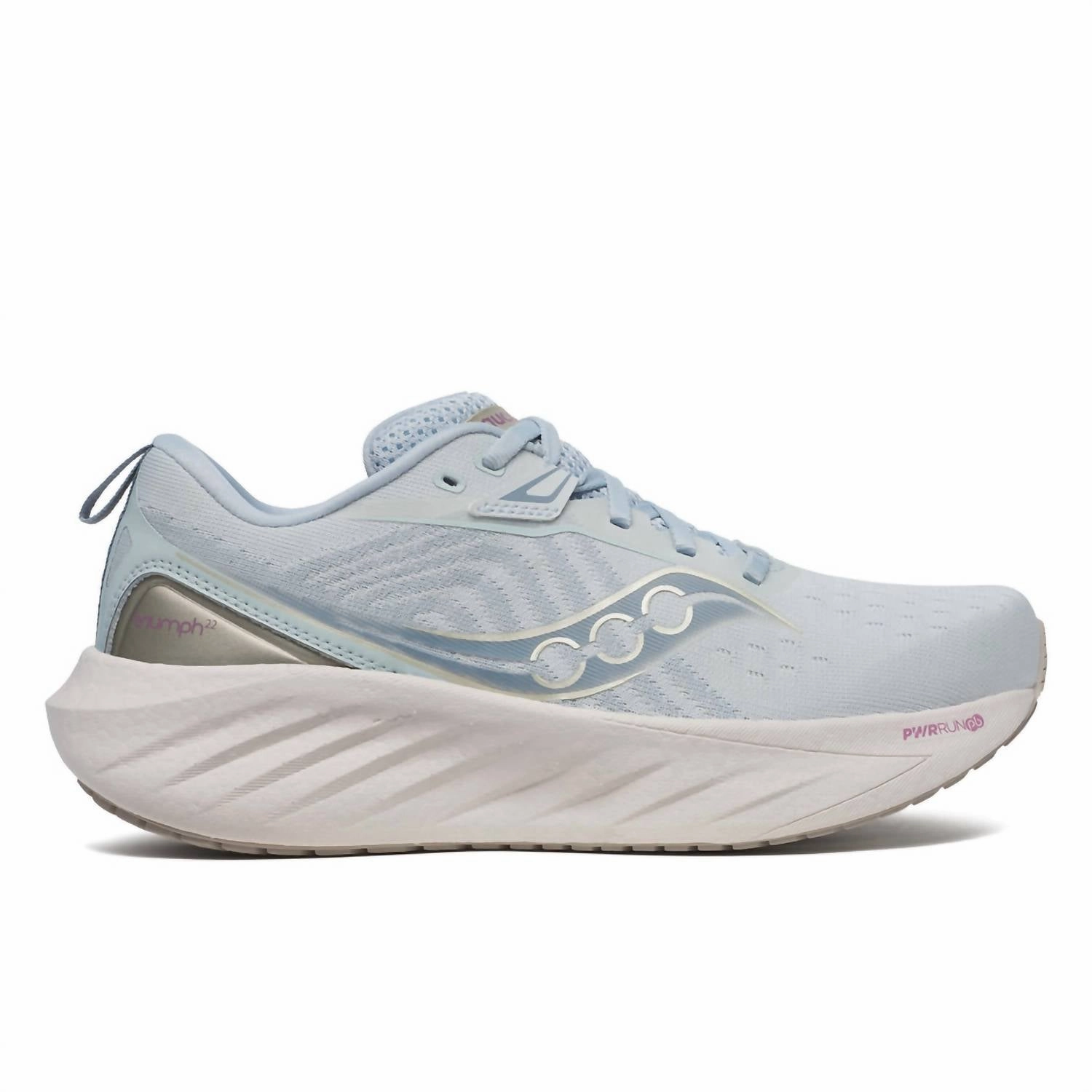 Breathable Insock Women's Saucony Triumph 22 Running Shoes In Vapor/moon
