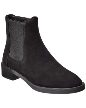 Stuart Weitzman Sondra Sleek Suede Bootie Slip-On Style dry surface