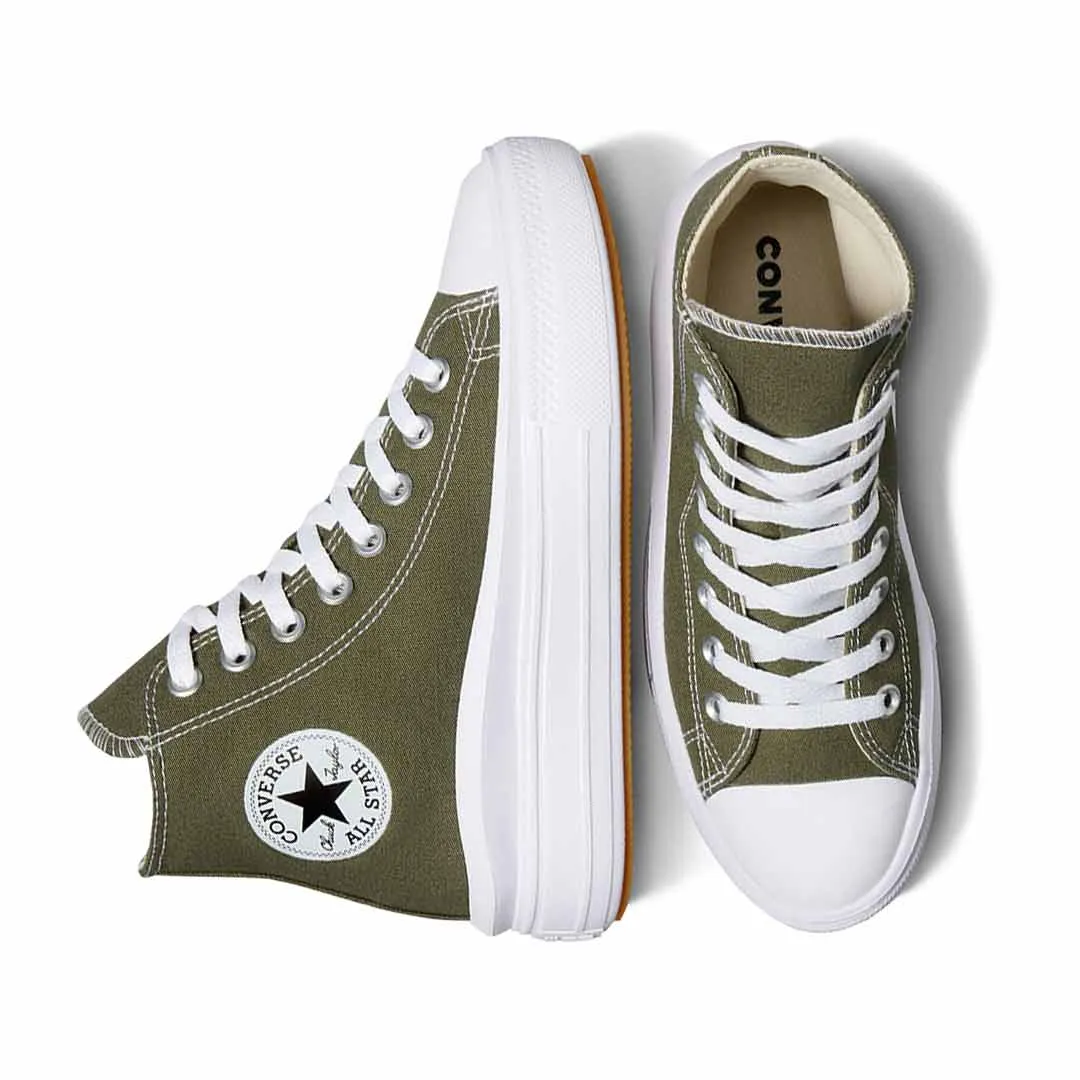 Support Cushion Converse - Women's Chuck Taylor All Star Move Platform High Top Shoes (A08295C)
