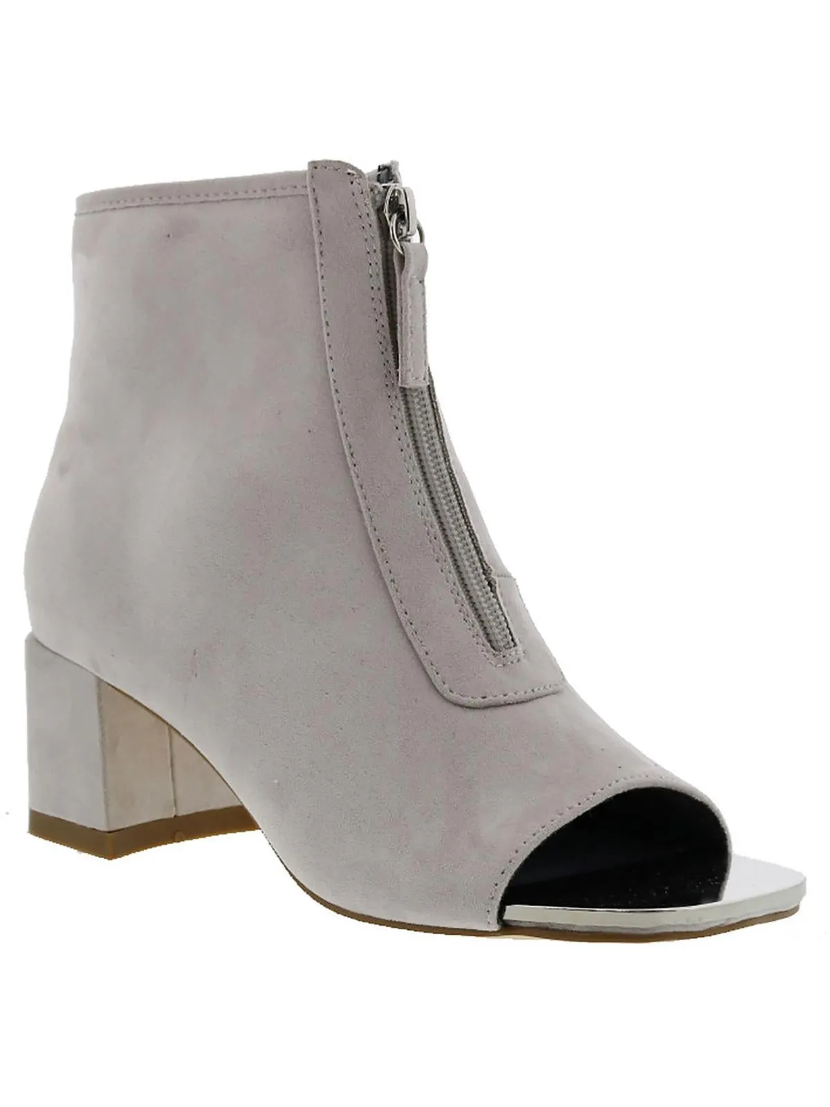 Jaded Womens Faux Suede Metallic Ankle Boots Traction Grip Insulated Rough Trail Hiker