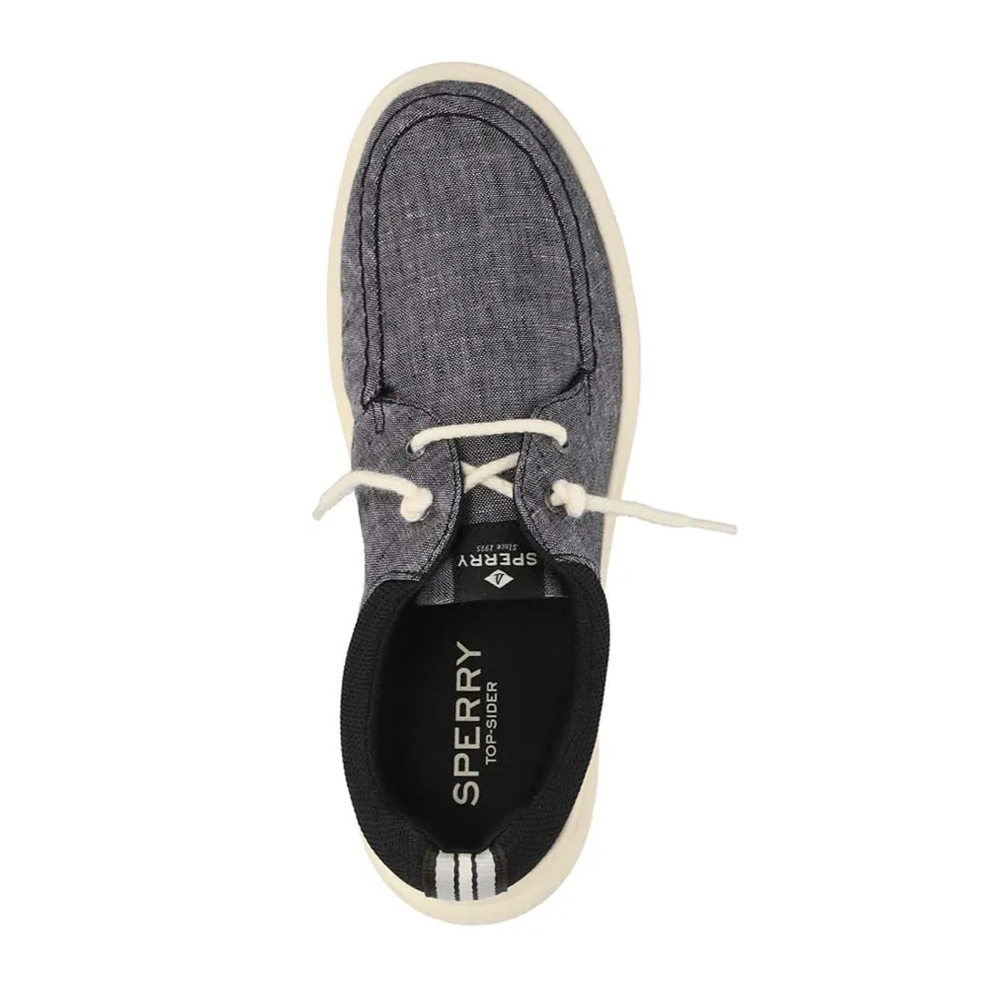 Anti Slip Rubber Outsole Functional Edge Sperry - Women's Captains Moc Chambray Shoes (STS87229)