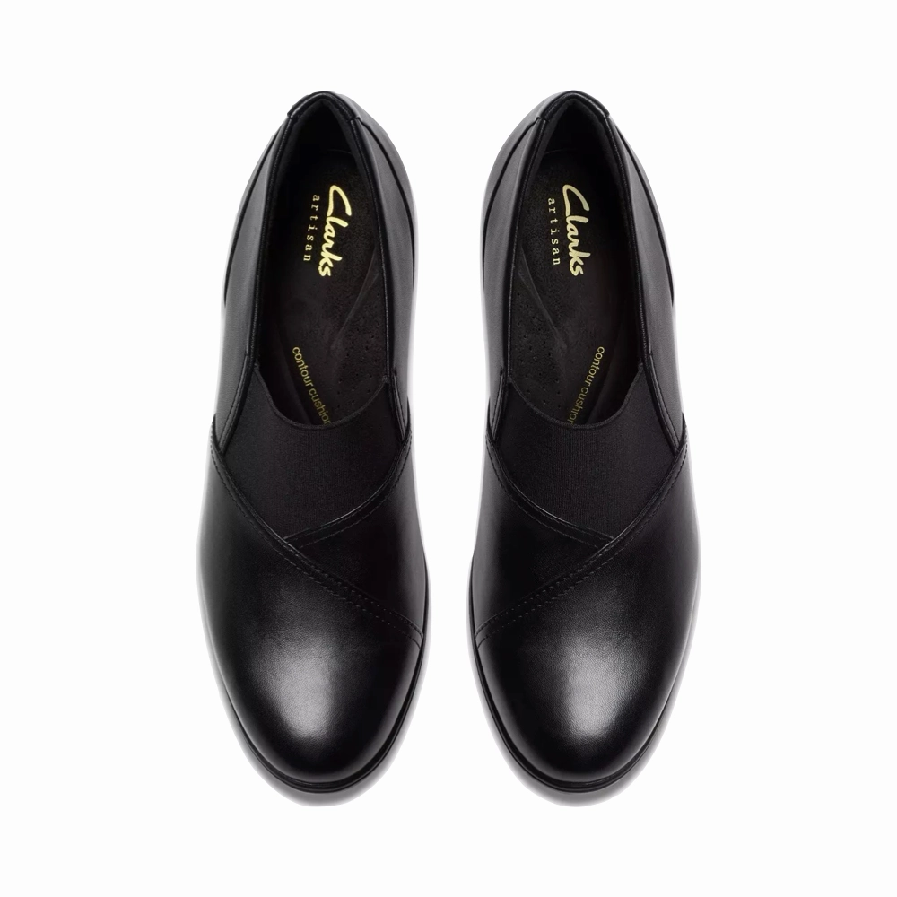 Clarks Women's Shaya Tess Heeled Shoe in Black Custom Order