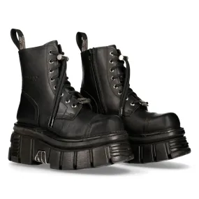 M-NewMILI083-S21 Tower Combat Boots Leather Fashionable Comfort