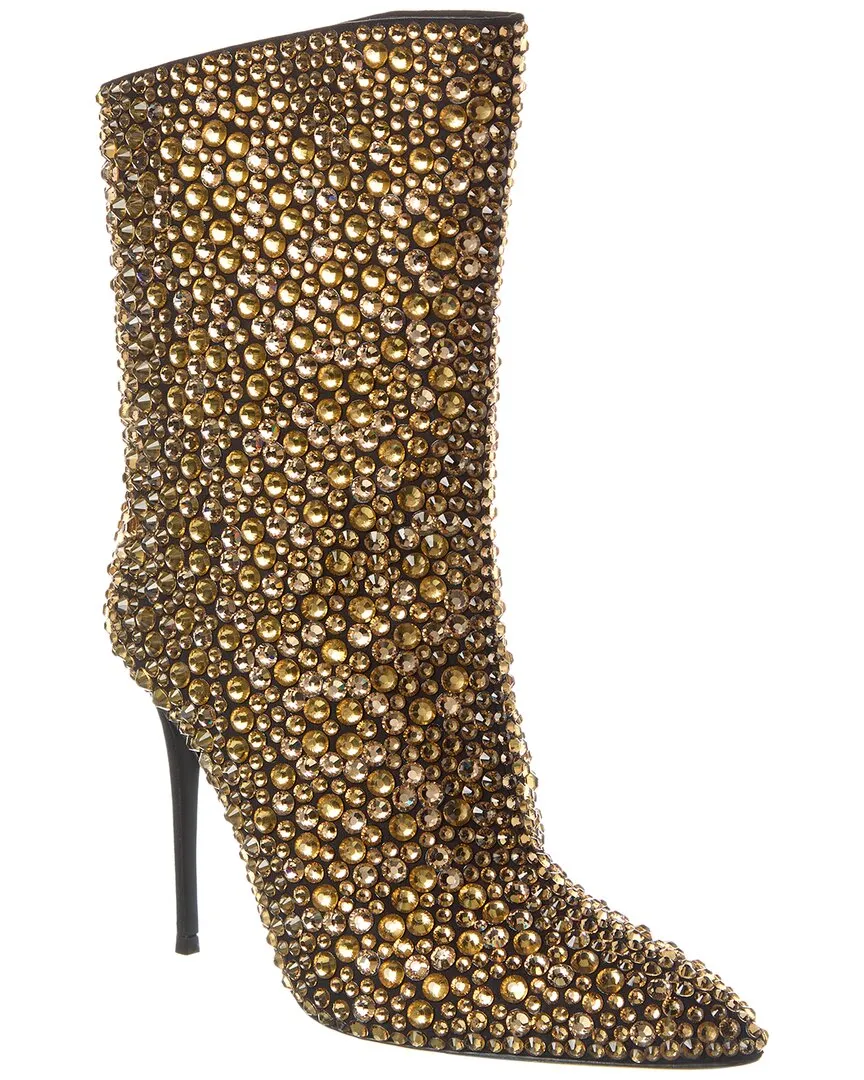Giuseppe Zanotti Merissa Sparkle 105 Bootie Grippy Outsole River Crossing