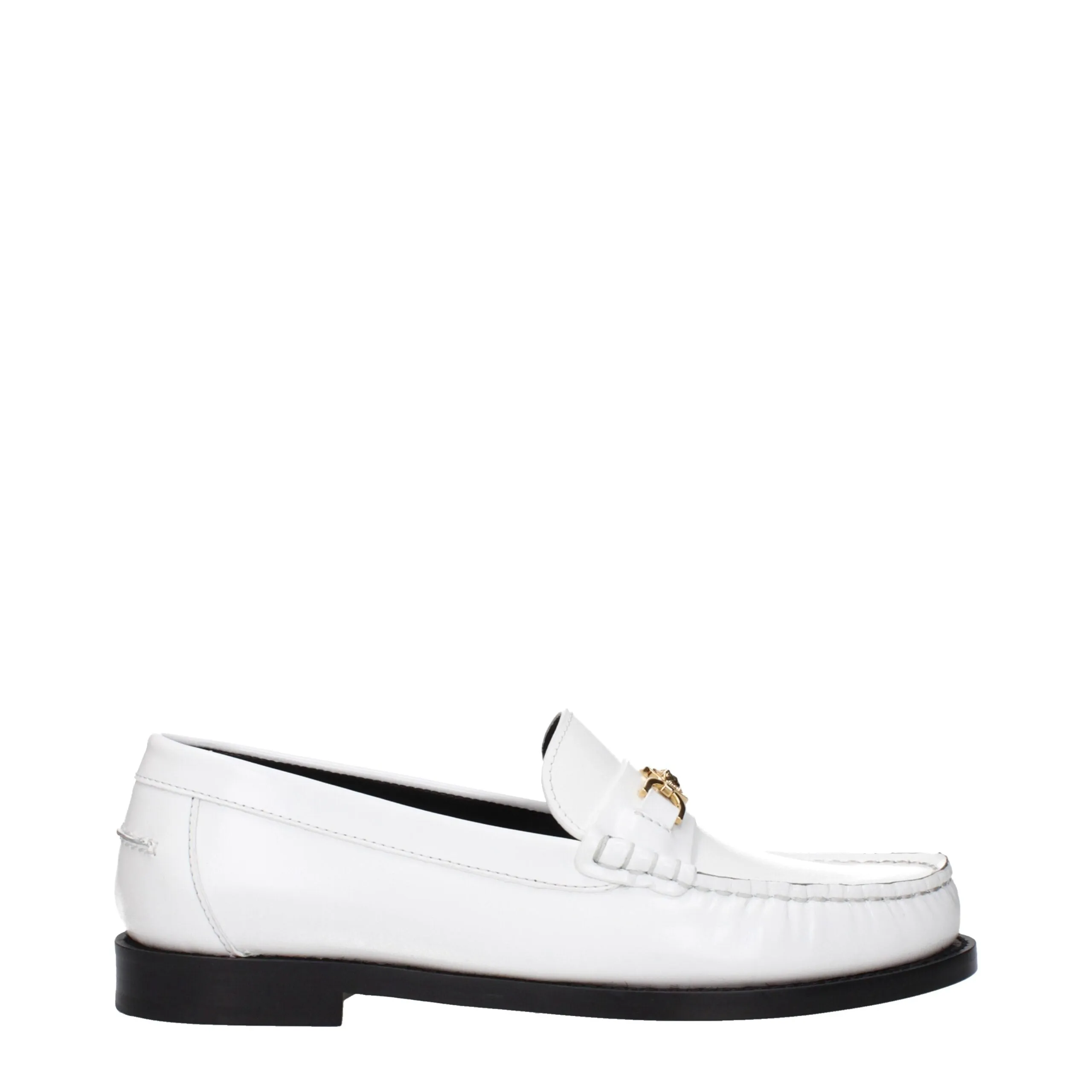 Versace Leather Slip-On Men's Loafers Featherweight Comfort Walk in Comfort