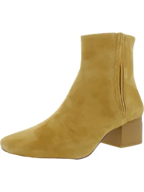 Waxtona Womens Zipper Square Toe Ankle Boots Asymmetric Lacing System Mud Resistant Mountain Hike