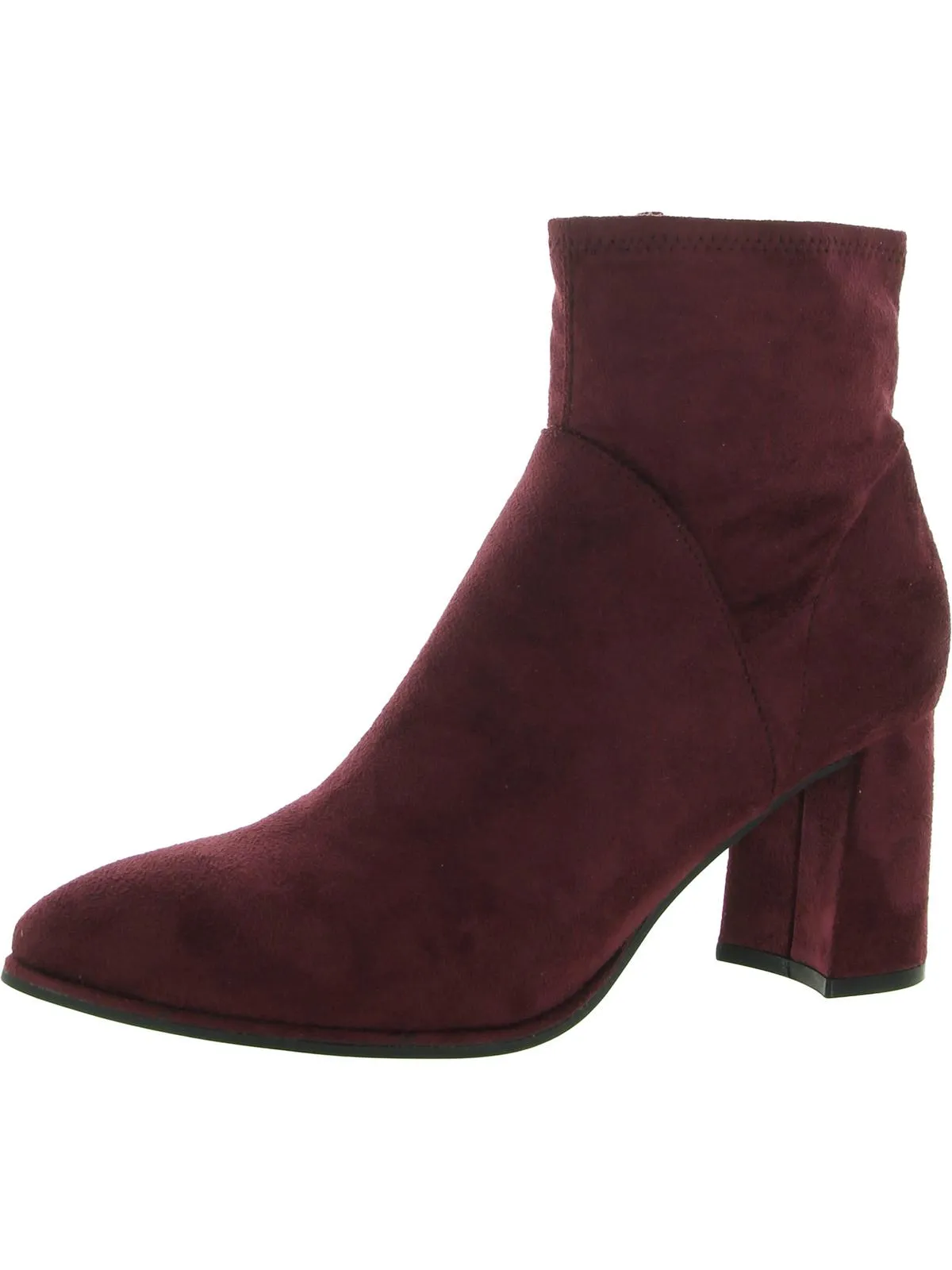 Dyvine  Womens Faux Suede Covered Heel Ankle Boots Padded Interior Comfort Seeker Feather Light Windy Weather