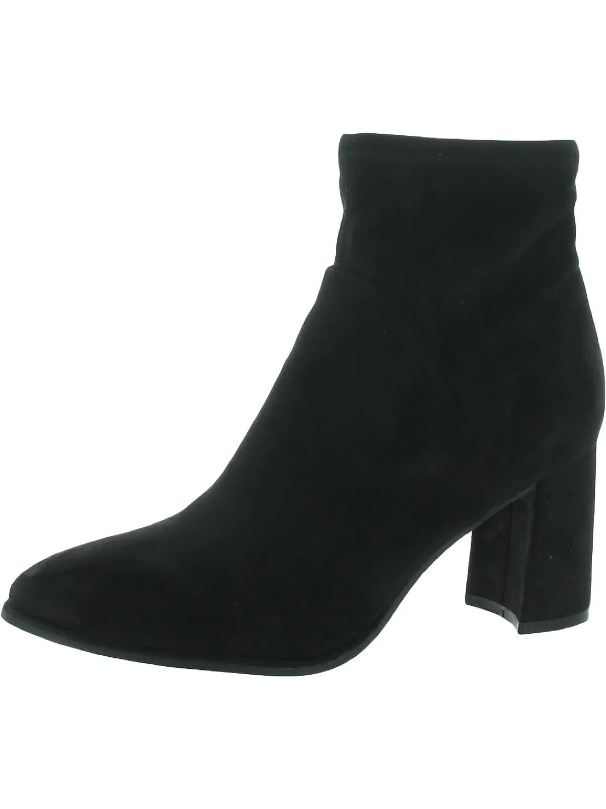 Effortless Wear Rugged Build Dyvine  Womens Faux Suede Covered Heel Ankle Boots