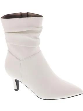 Power Step Waterproof Feature Morgan Womens Faux Leather Ankle Booties