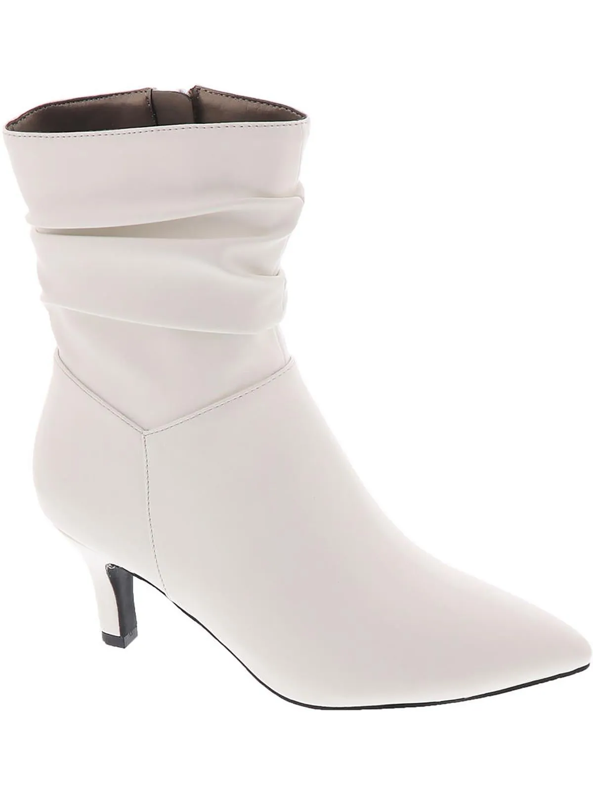 Comfortable interior Morgan Womens Faux Leather Ankle Booties