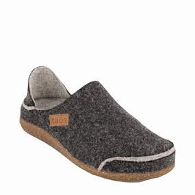 Taos Women's Convertawool Wool Slip On in Charcoal Durable Construction