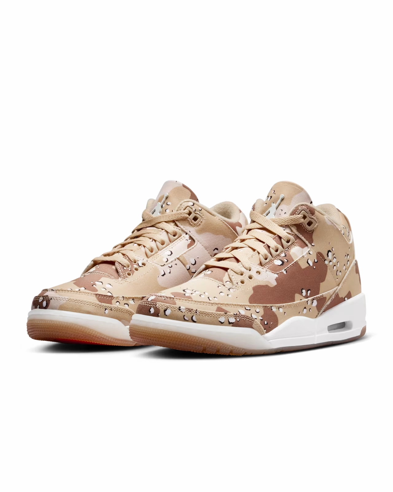 adult use running in an intersection area shoes Air Jordan 3 HM4301-200 Sneaker Women Desert Camo Low Top Lifestyle Shoes TF6465 (Brown,9.5)