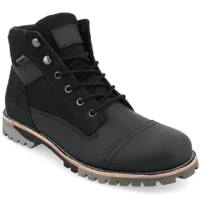 Territory Brute Water Resistant Cap Toe Lace-up Boot All Weather Urban Traveler