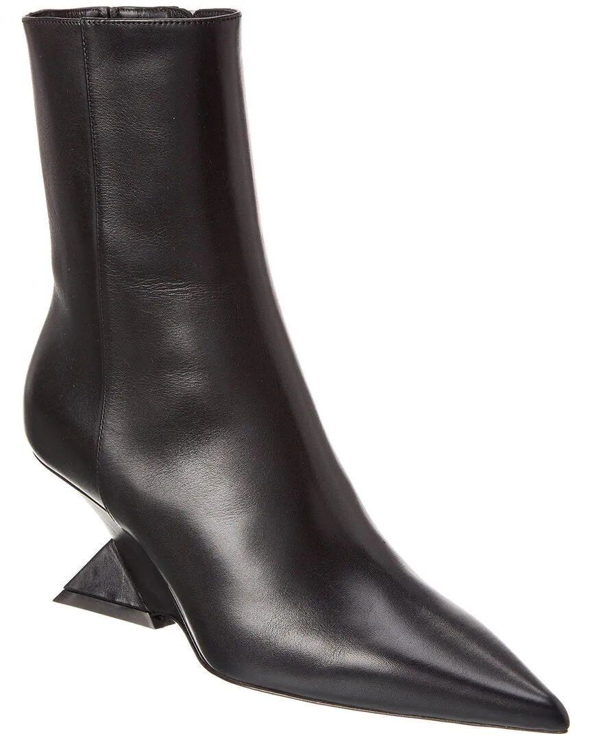 natural materials The Attico Leather Bootie