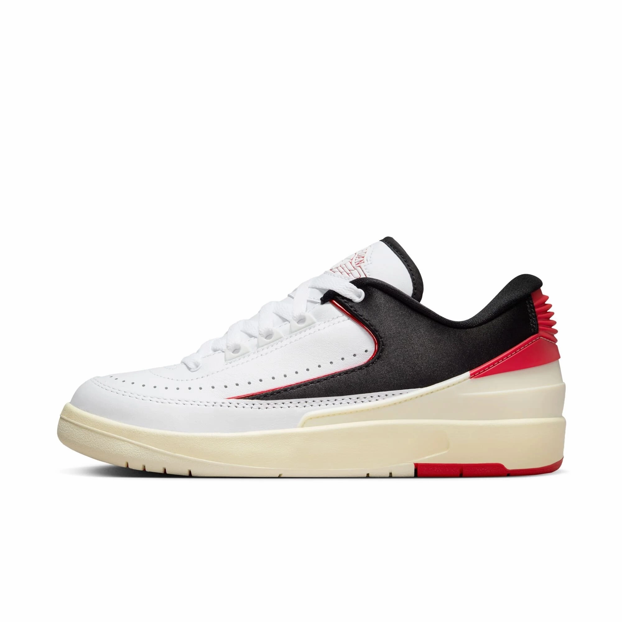 Nike Air Jordan 2 Retro Low White/University Red-Black  FD4849-106 Women's non - branded shoes