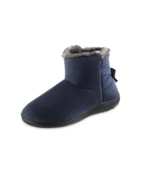 Women's Microsuede Mallory Bootie In Navy Blue Anti Odor Rural Traveler High Arch