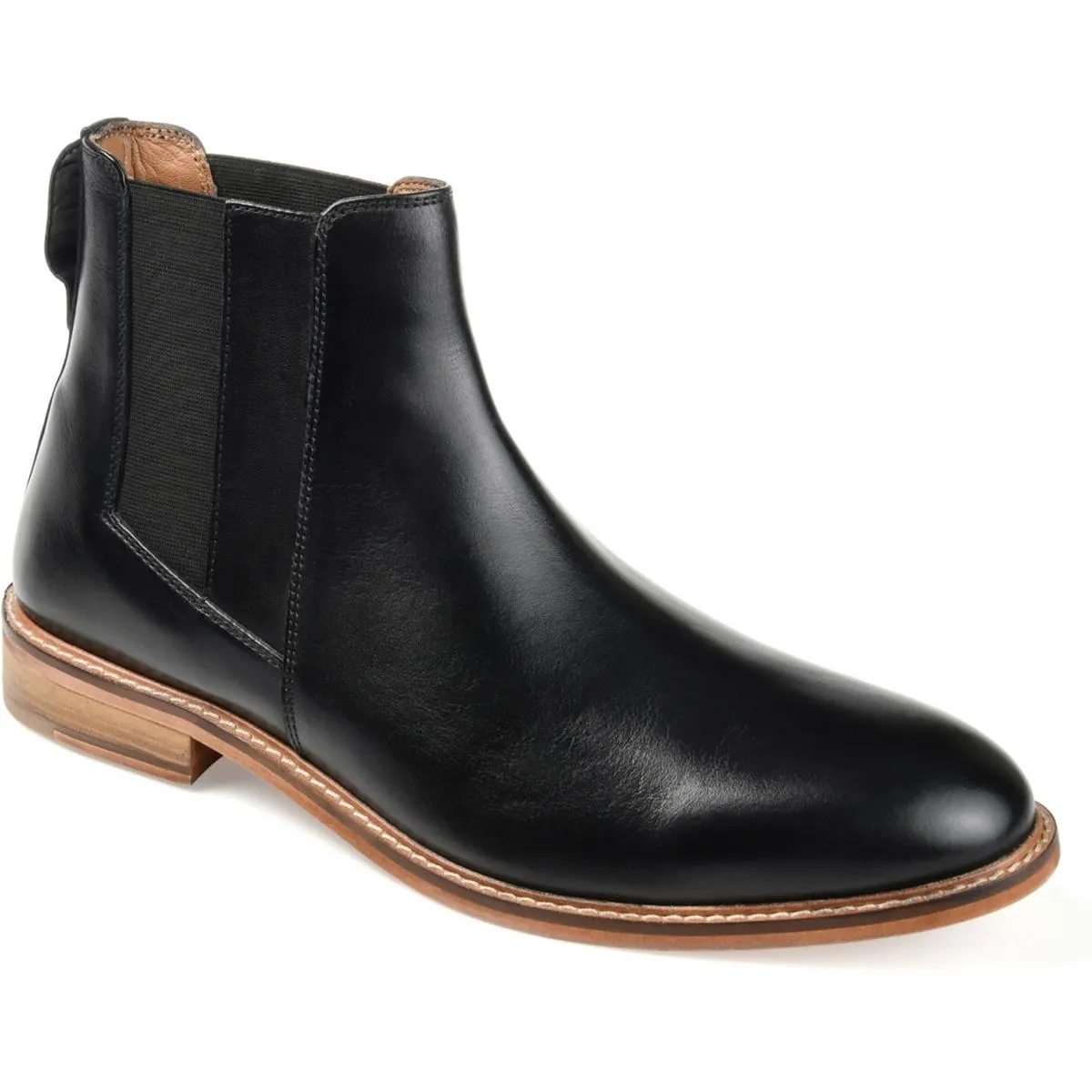 Hiking Boots Corbin Mens Leather Embossed Chelsea Boots