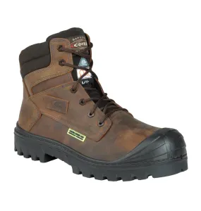 Light Step Men's Chicago Inter-Met Composite Toe Work Boot In Brown