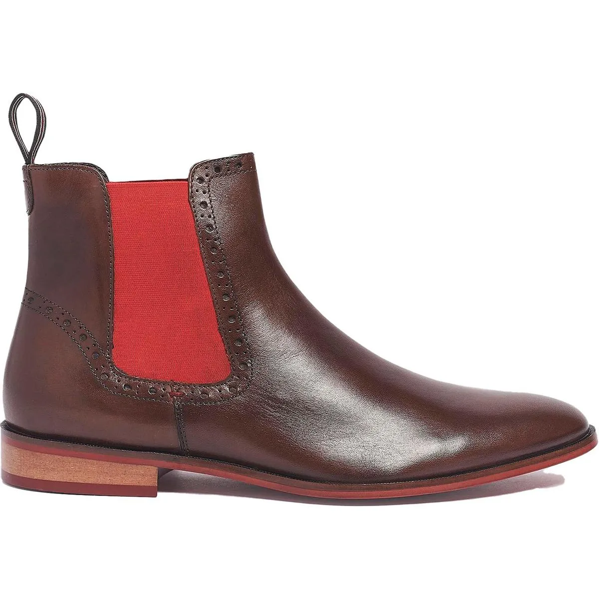 Mantra Mens Colorblock Suede Chelsea Boots Summer Hike