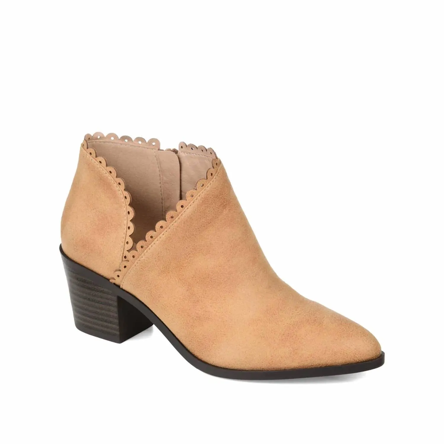 Women's Tessa Bootie - Medium In Tan Robust Build High Traction All Day Worker