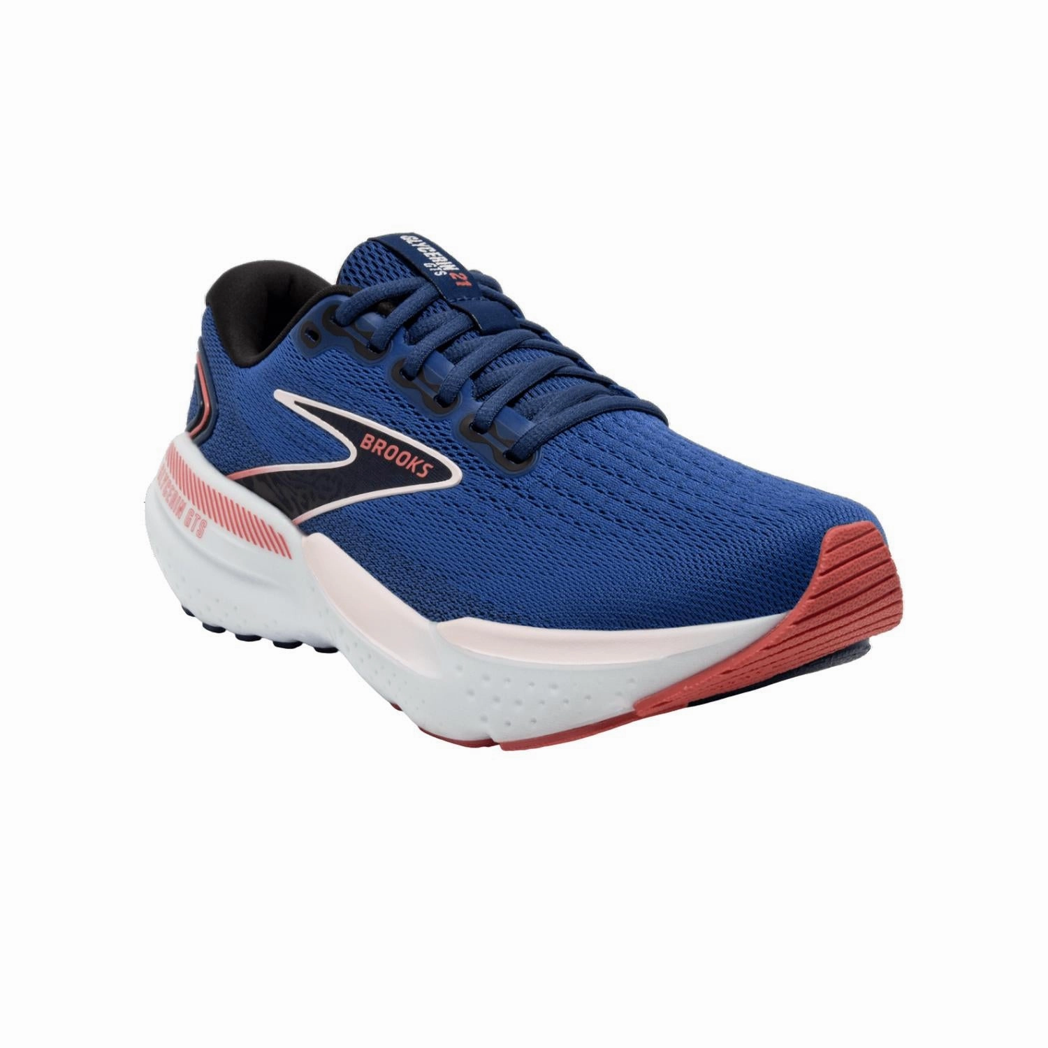 Women's Glycerin Gts 21 Shoes In Blue/icy Pink/rose flexible - sole - feature shoes running watches